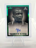 2021-22 Leaf Memories Yannick Nzosa Green Foil Rookie Auto /99