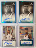2021-22 Leaf Memories + Pro Set Ousmane Dieng Aqua Rookie Auto /99 Set (x4)
