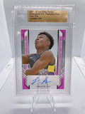2021-22 Leaf Metal Langston Love Clear Pink Production Proof Rookie Auto 1/1