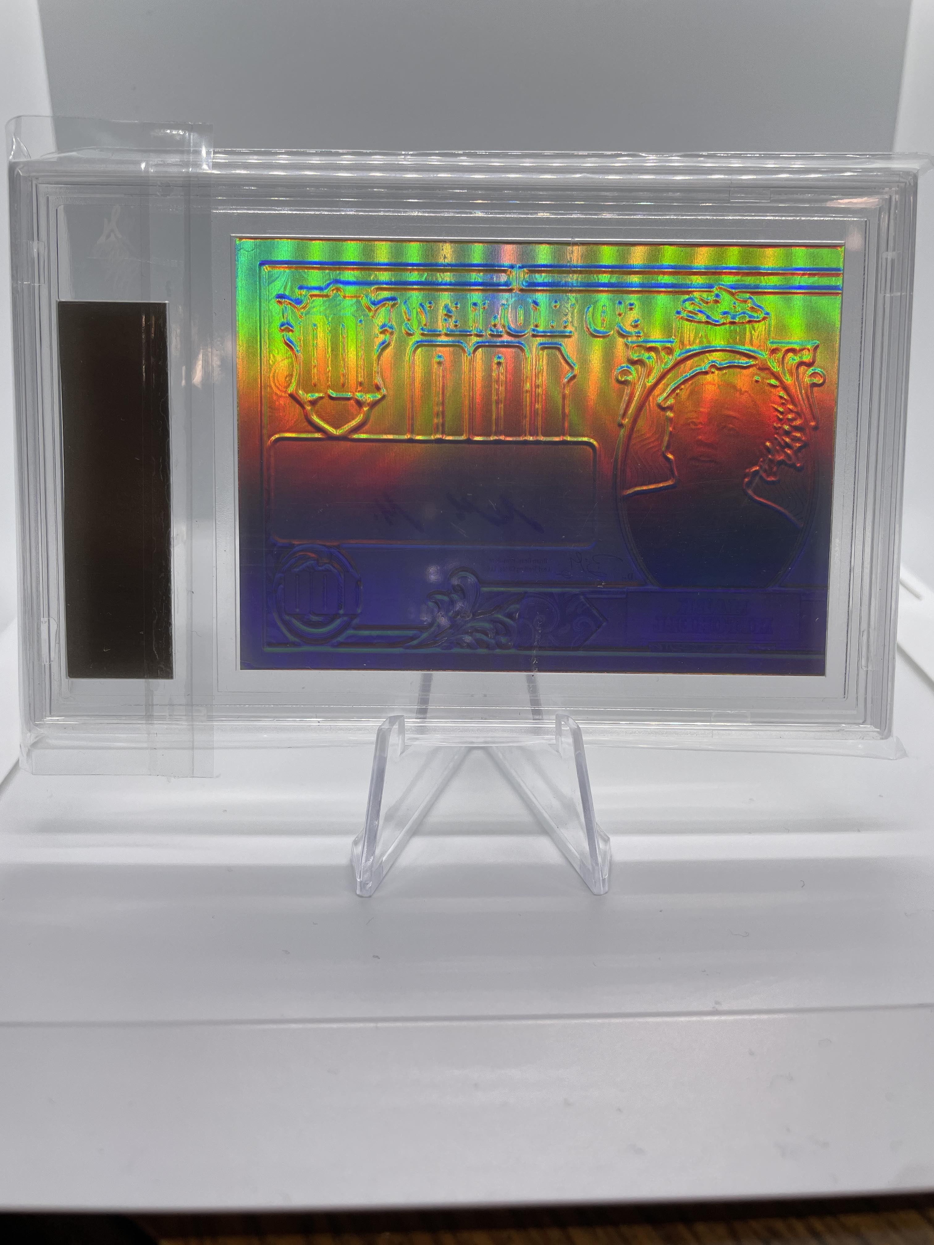 2021-22 Leaf Metal Mark Mitchell So Money Gold Prizm Proof Rookie Auto 1/1