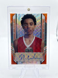 2021-22 Leaf Metal Portrait Naasir Cunningham Orange Prizm Rookie Auto /5