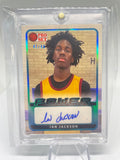 2021-22 Leaf Pro Set Power Ian Jackson Aqua Rookie Auto /99