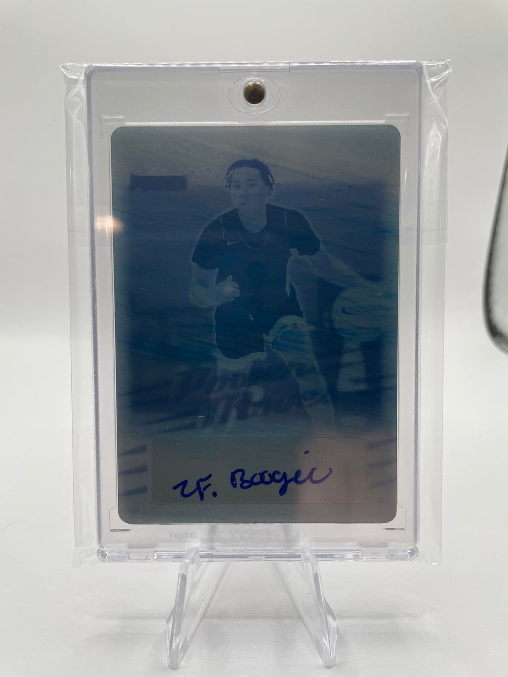 2021-22 Leaf Pro Set Power Moves Johnuel Fland Printing Plate Rookie Auto 1/1