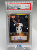 2021-22 Leaf Pro Set Power Naasir Cunningham PSA 10 POP 1/1 Gold Rookie Auto /5
