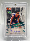 2021-22 Leaf Pro Set Power Naasir Cunningham Platinum Rookie Auto /99