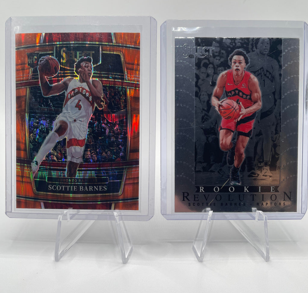 2021-22 Panini Chronicles Scottie Barnes Blue Rookie /99 + Prizm Insert Set (11)