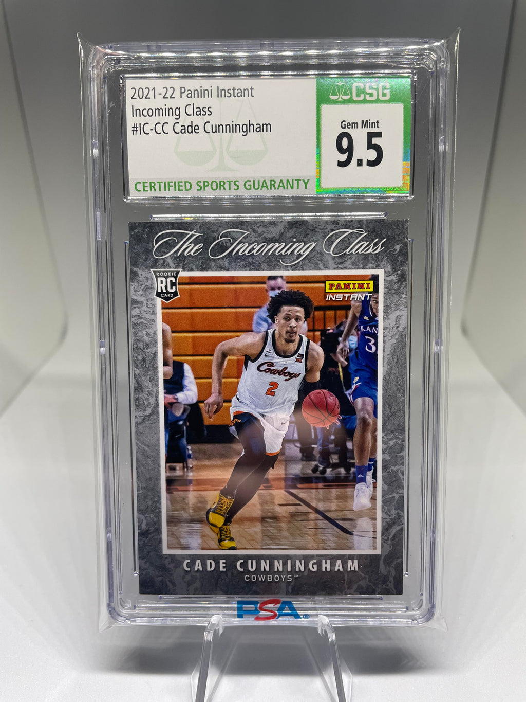 2021-22 Panini Instant Incoming Class Cade Cunningham Rookie 1/2343 CSG 9.5 MINT