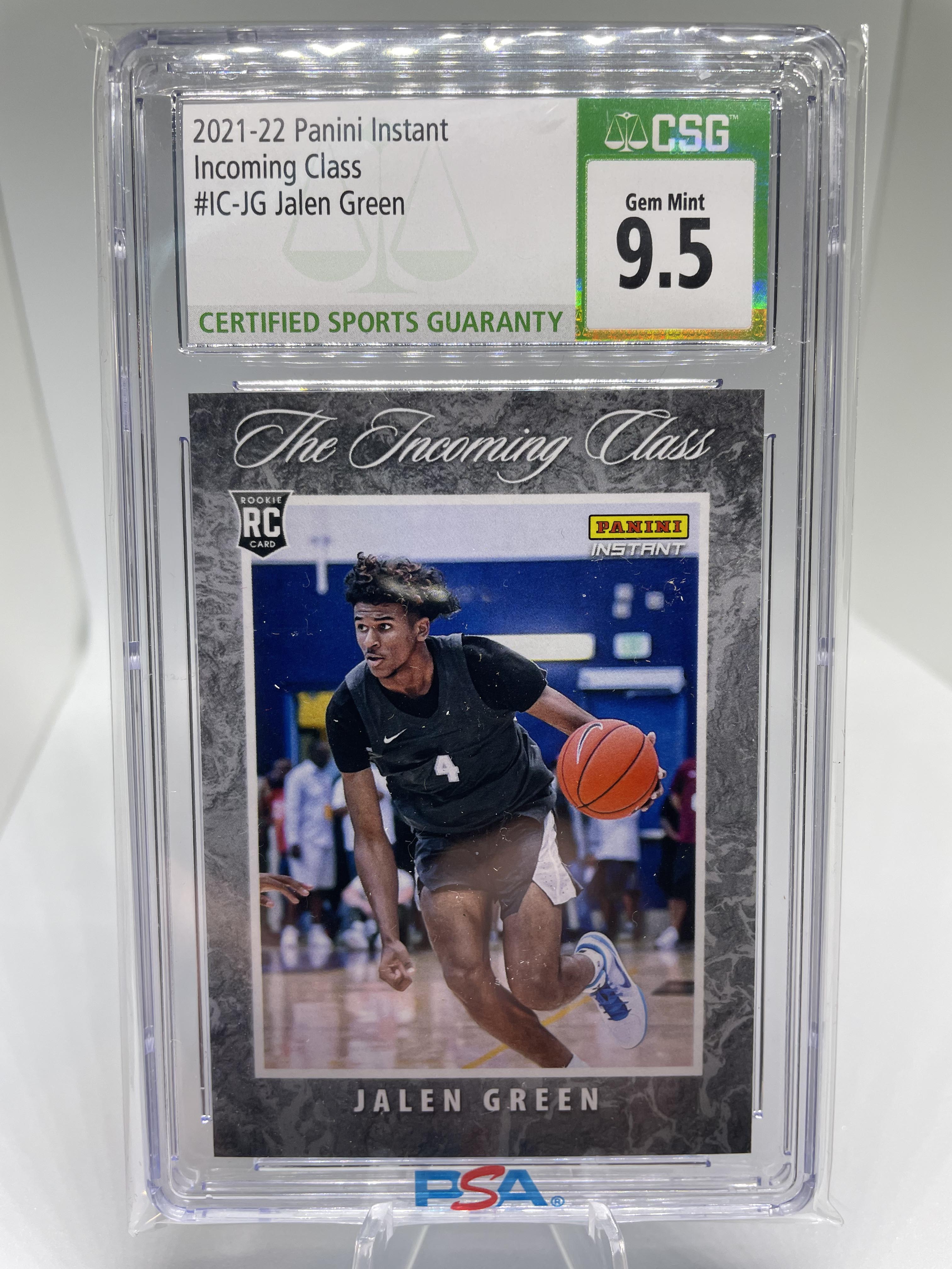 2021-22 Panini Instant The Incoming Class Jalen Green Rookie 1/1891 CSG 9.5 MINT