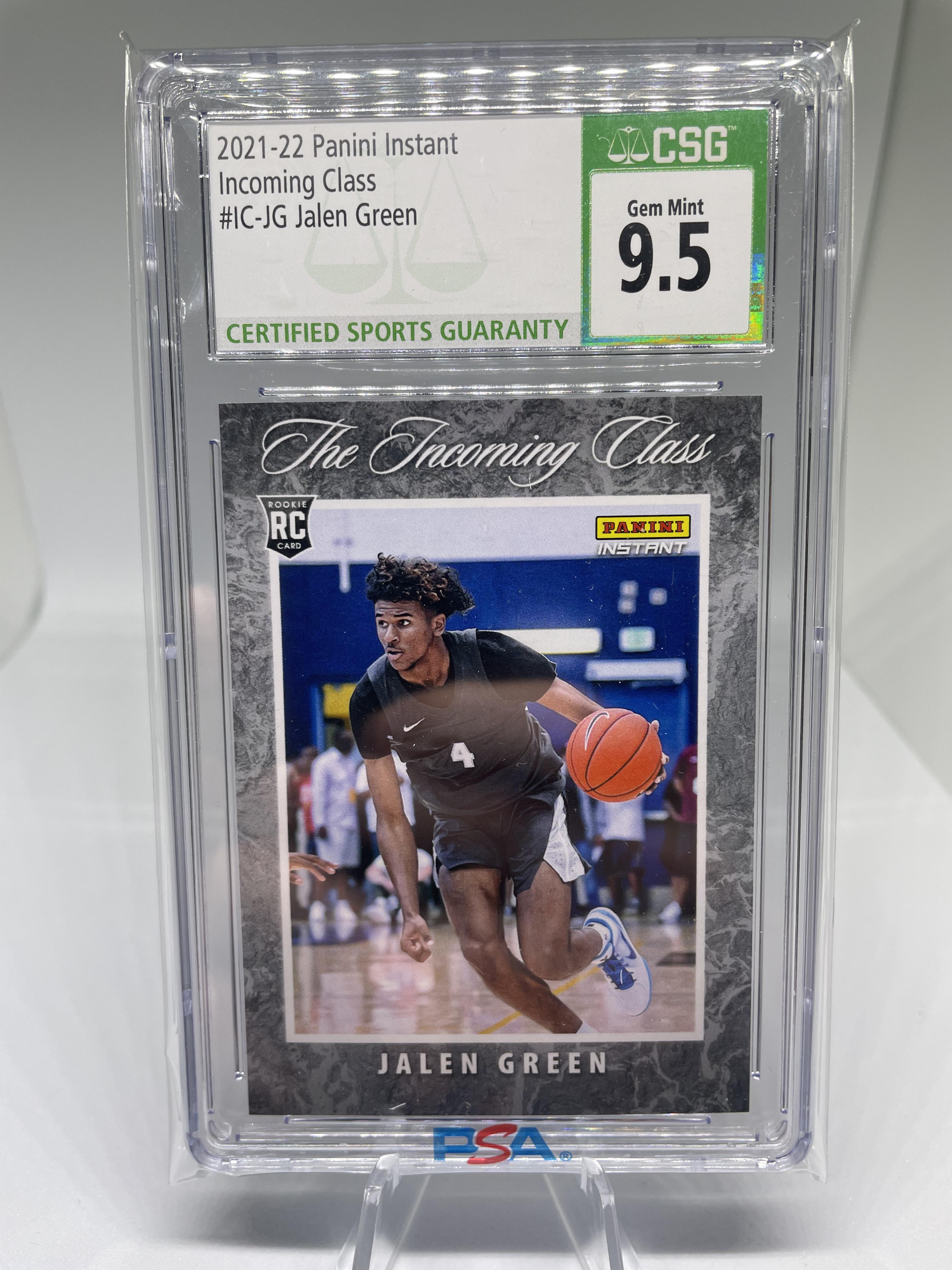 2021-22 Panini Instant The Incoming Class Jalen Green Rookie 1/1891 CSG 9.5 MINT