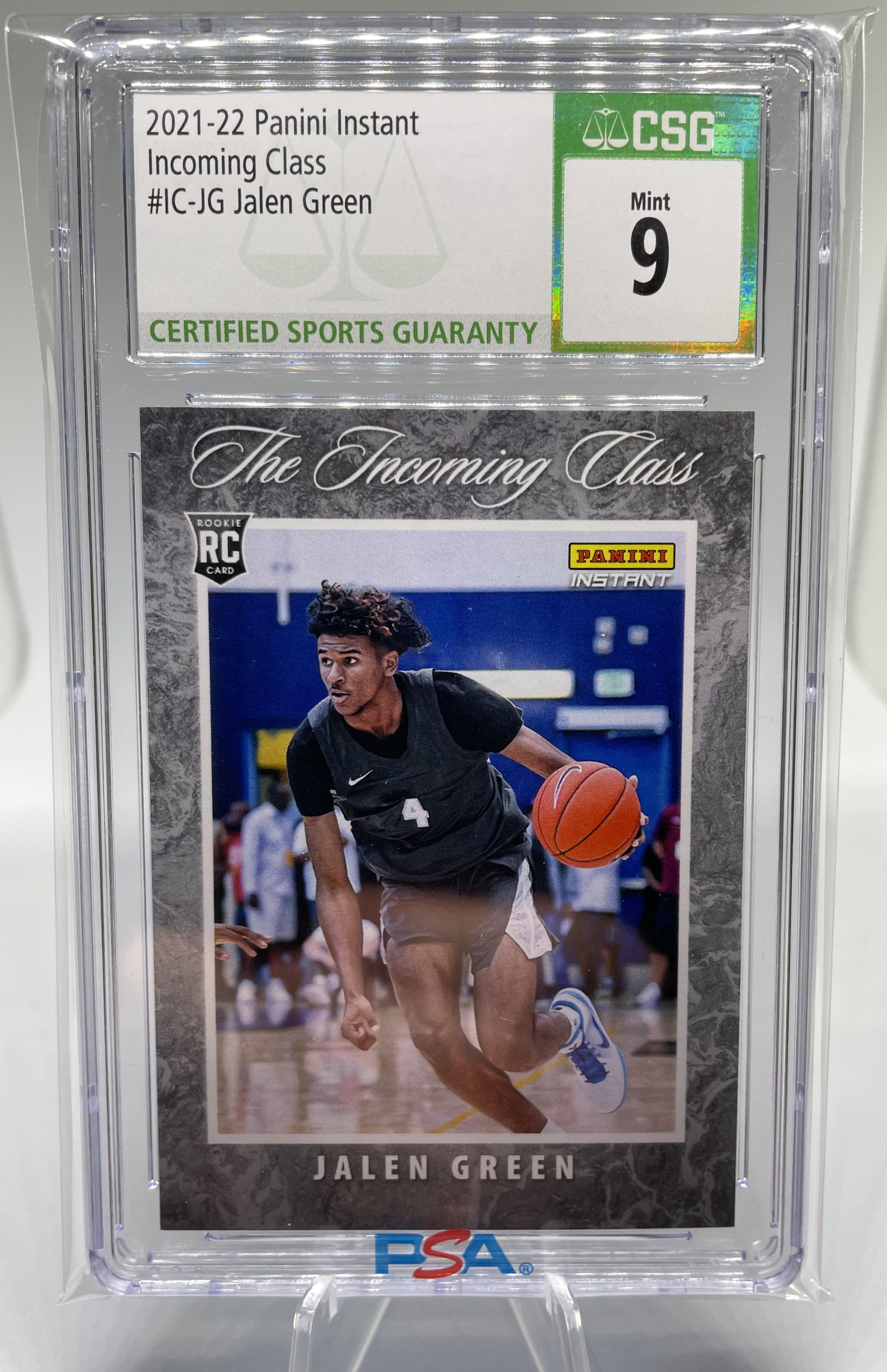 2021-22 Panini Instant The Incoming Class Jalen Green Rookie 1/1891 CSG 9 MINT