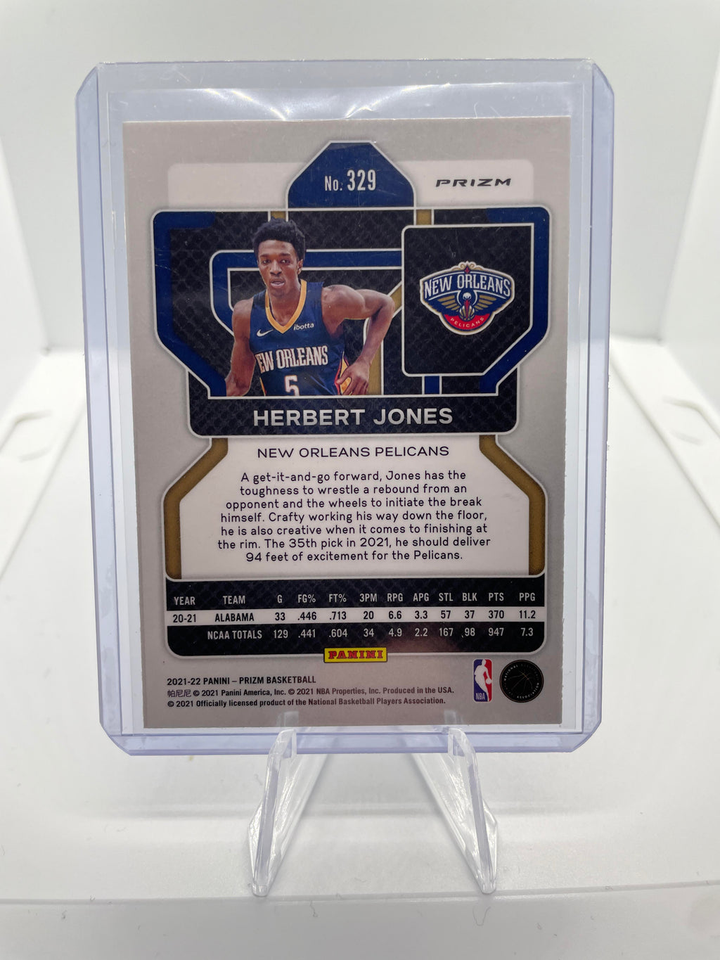 2021-22 Panini Prizm Herbert Jones Orange /49 + RWB + Red /149 Rookie Set (x8)