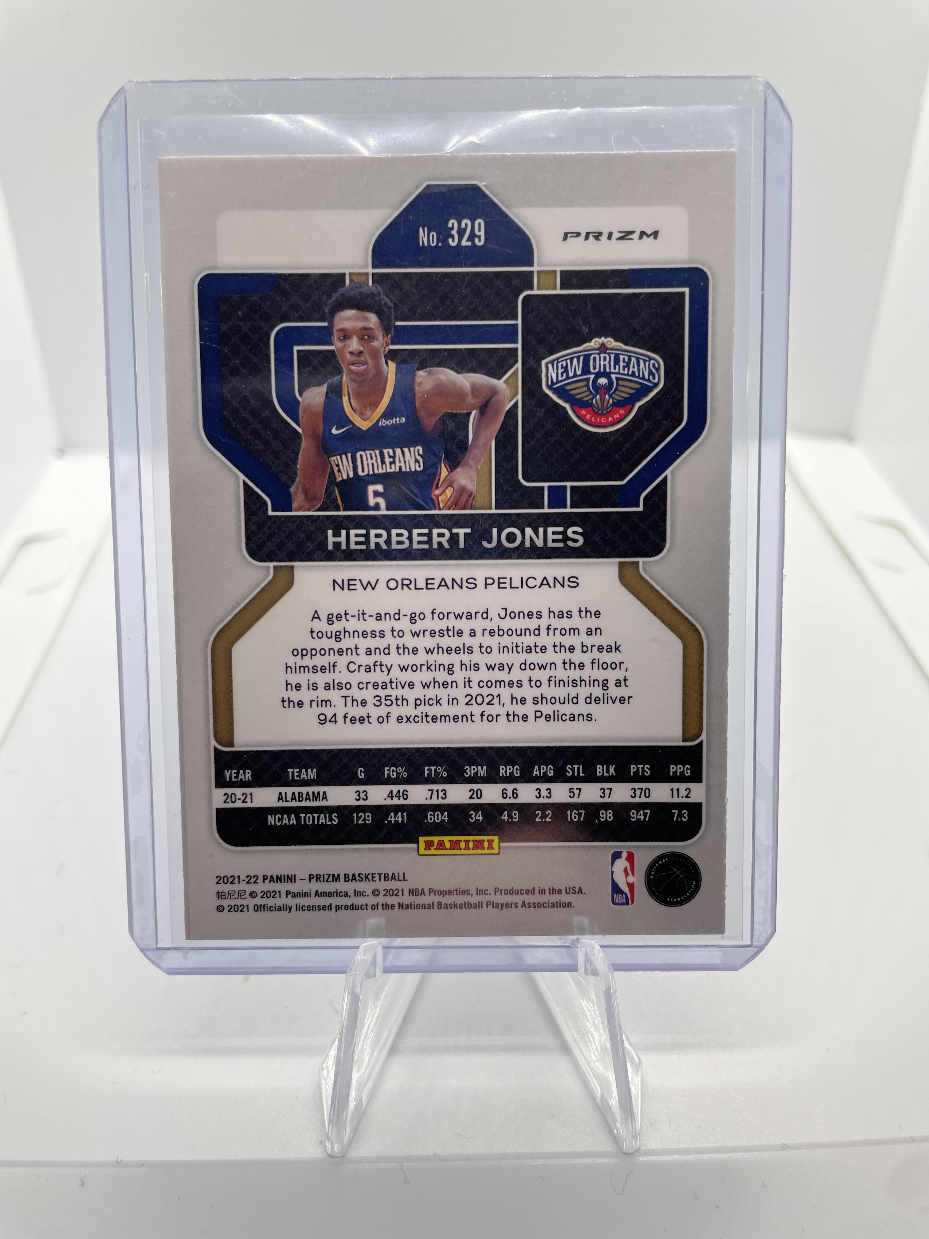 2021-22 Panini Prizm Herbert Jones Orange /49 + RWB + Red /149 Rookie Set (x8)