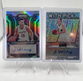 2021-22 Panini Prizm Joe Wieskamp Penmanship Silver Rookie Auto + Leaf Auto