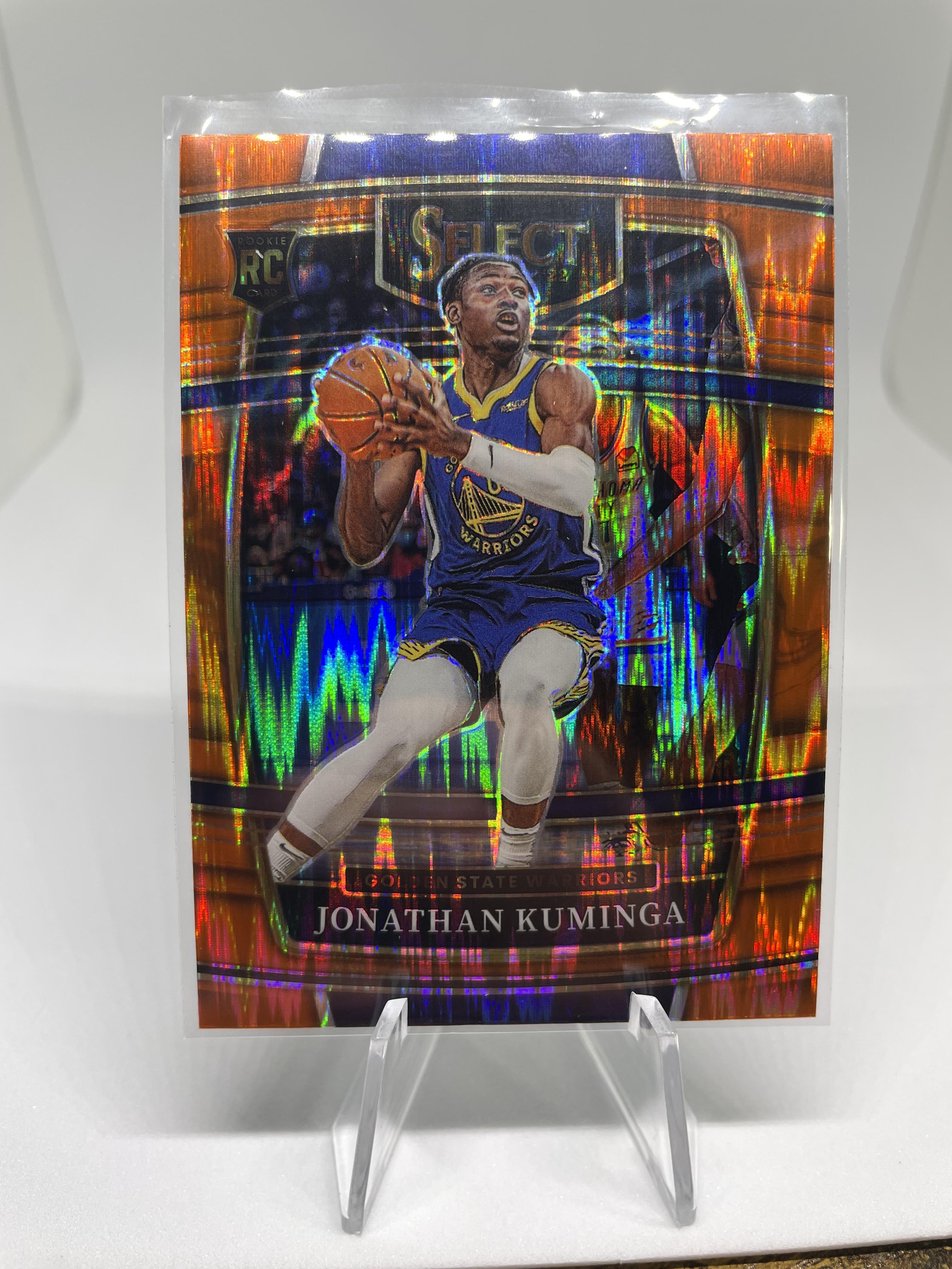 2021-22 Panini Prizm Johnathan Kuminga RWB + Select Orange + Rookie SP Set (x16)