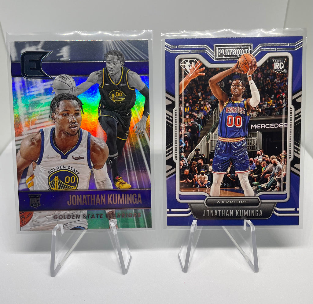 2021-22 Panini Prizm Johnathan Kuminga RWB + Select Orange + Rookie SP Set (x16)