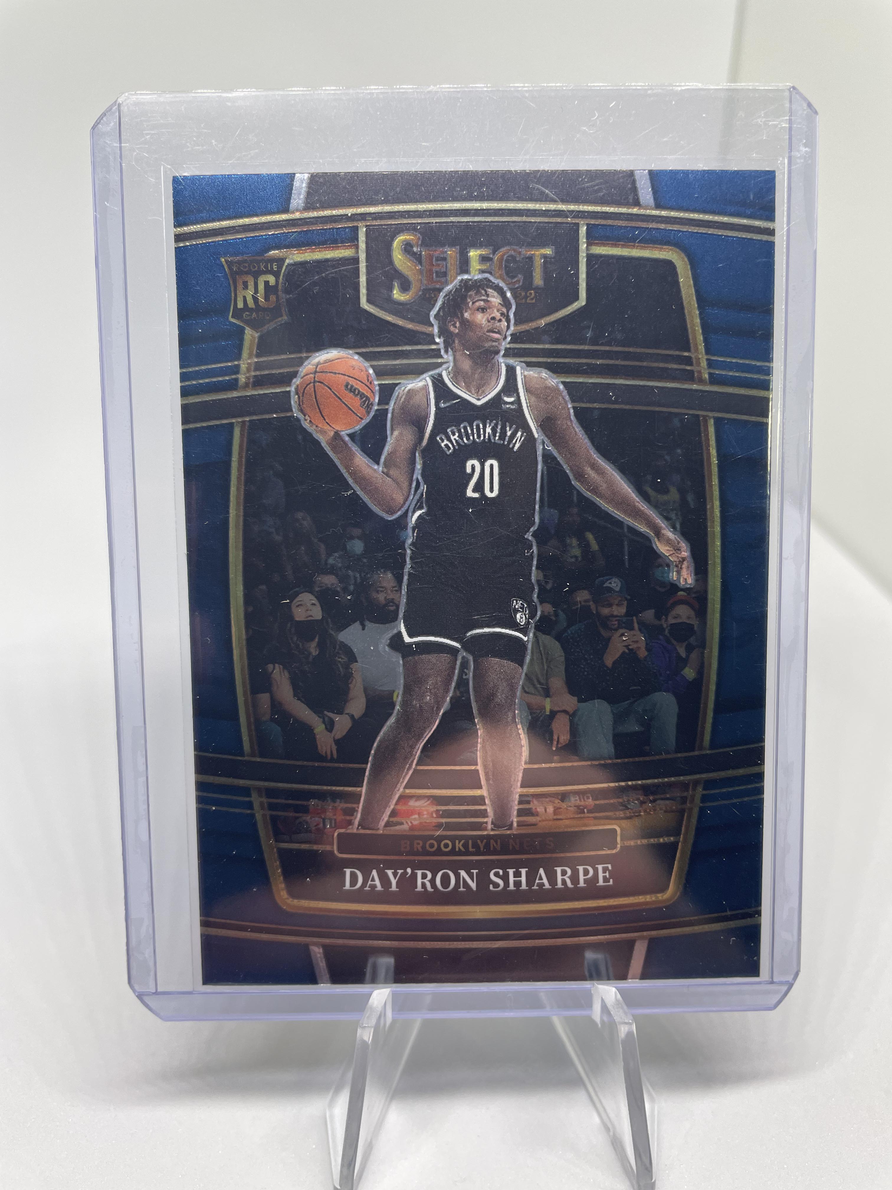 2021-22 Select Day'Ron Sharpe Premier Die-Cut Prizm /175 + Teal Green /75 + Blue