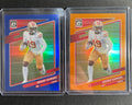 2021 Donruss Optic Deebo Samuel Blue /179 + Orange Prizm /199 Set of 2