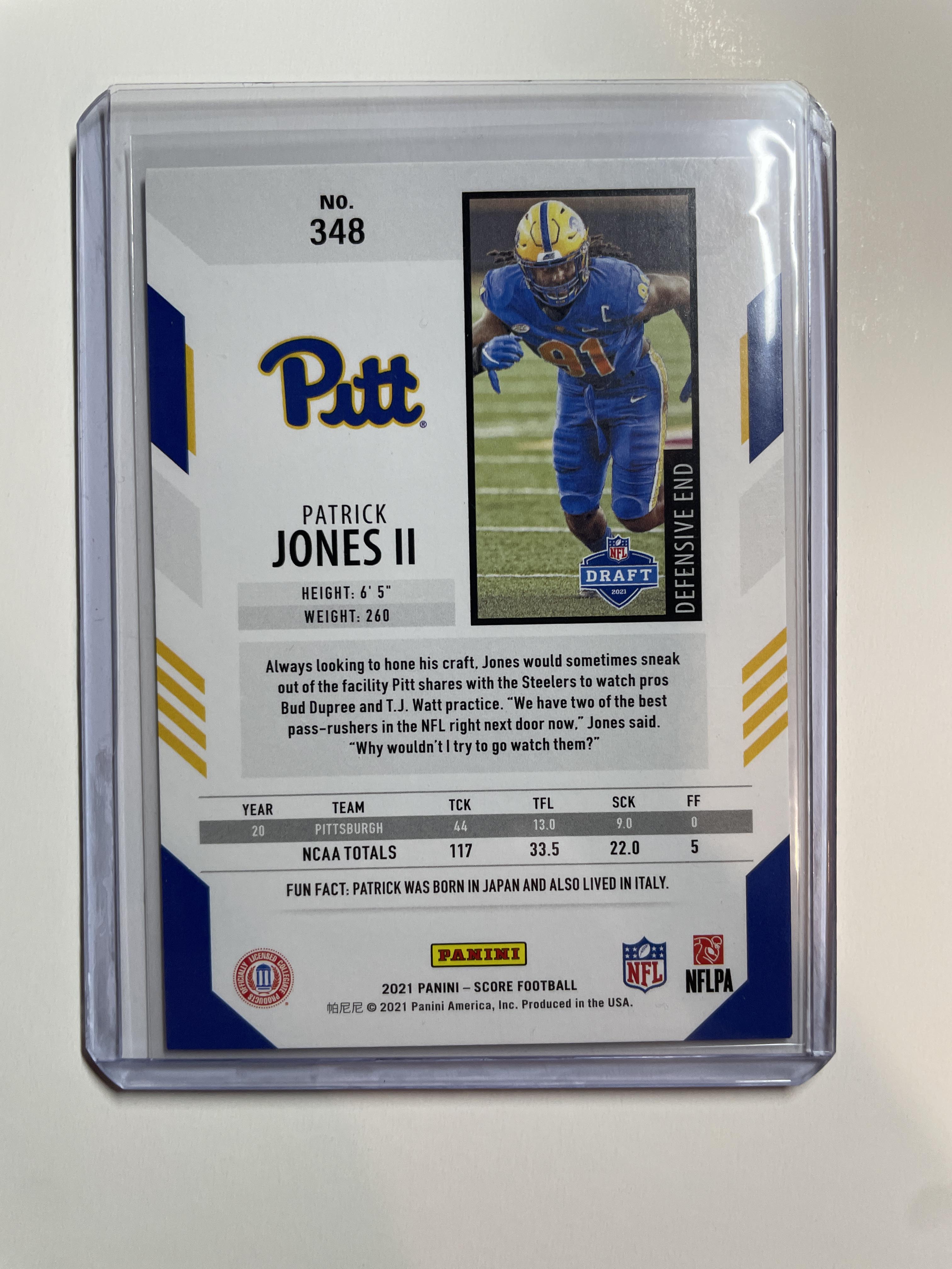 2021 Panini Score Patrick Jones II Red Foil Rookie /460 #348