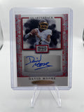2021 Sage Premier Draft David Moore Red Border Rookie Auto #A199