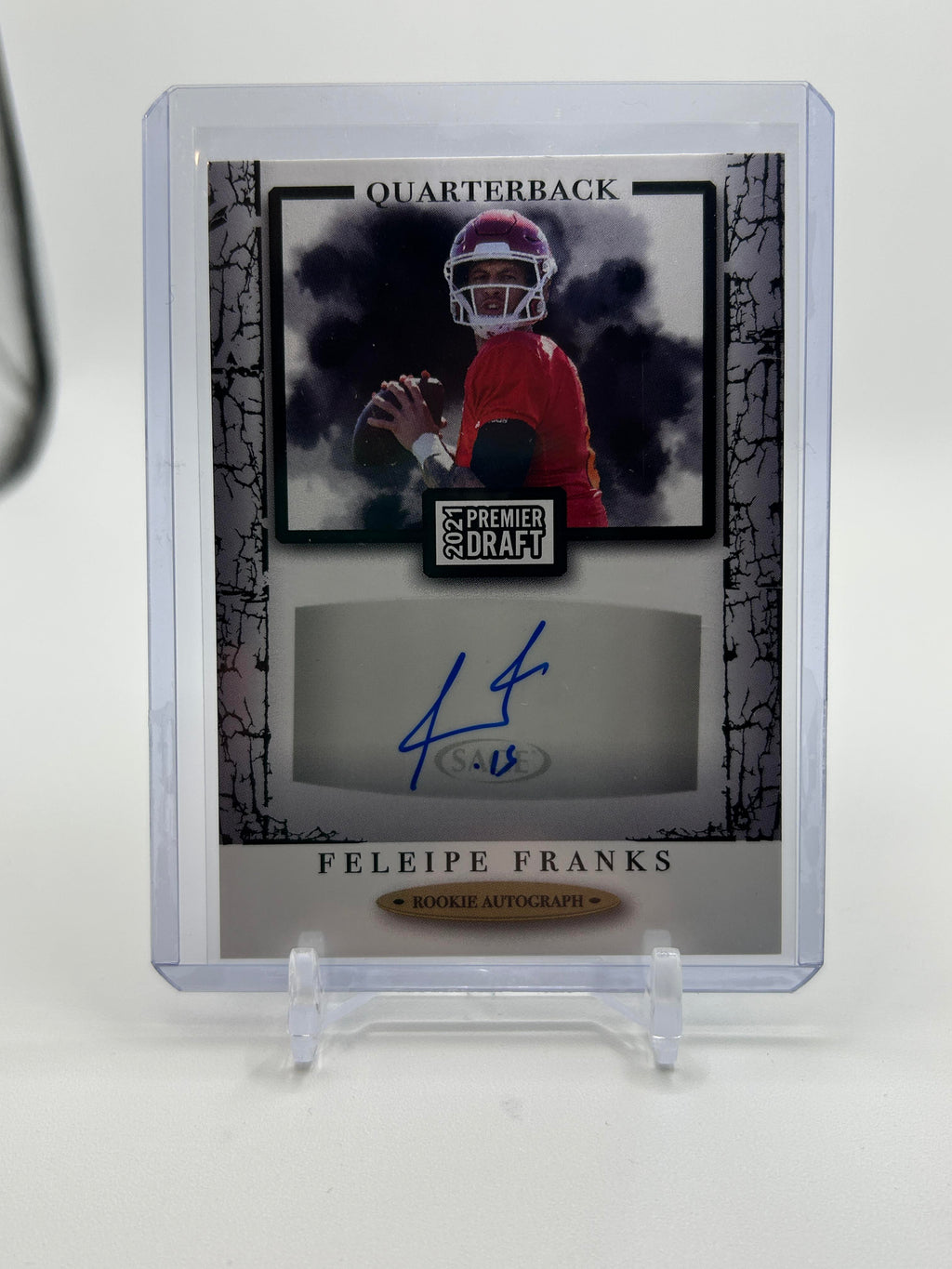 2021 Sage Premier Draft Feleipe Franks Black Rookie Auto