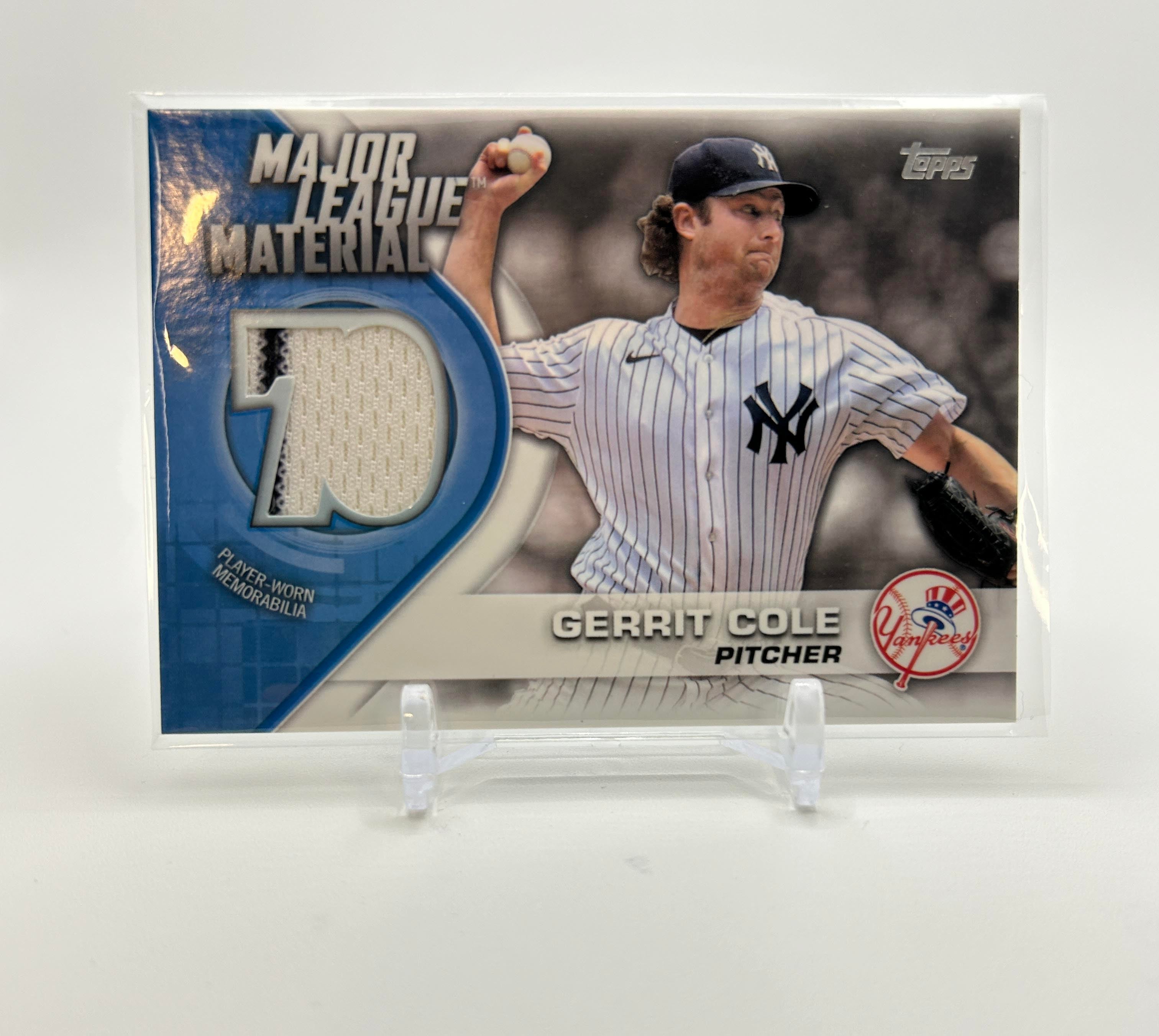 2021 Topps Update Series Gerrit Cole Major League Material Patch