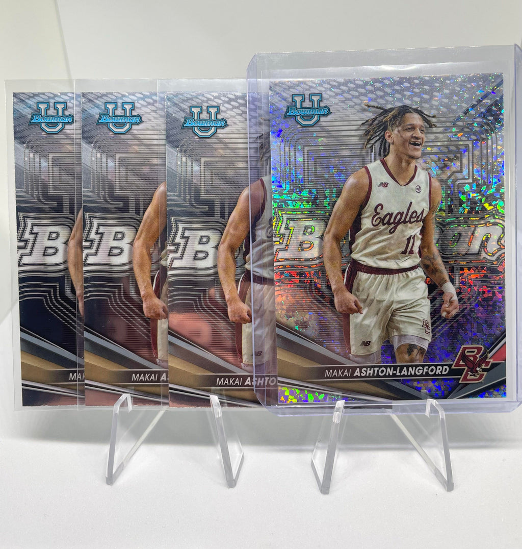 2022-23 Bowman U Best Makai Ashton-Langford Auto + Diamond /299 + Refractor Set