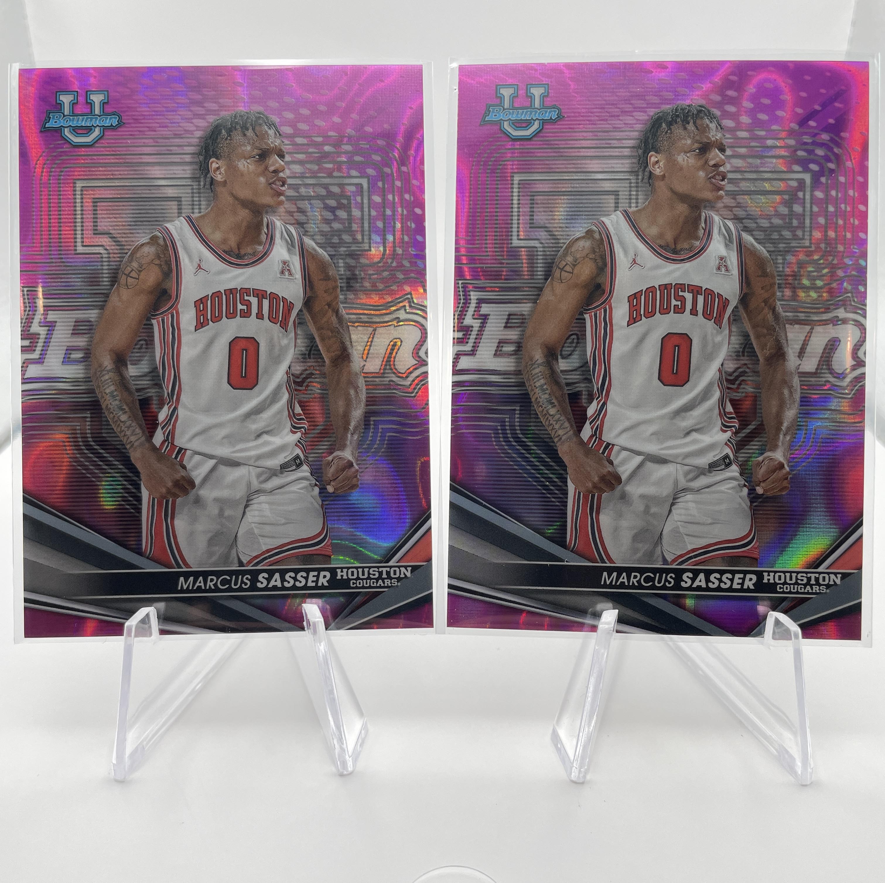 2022-23 Bowman U Best Marcus Sasser Gold Refractor /50 Lava /75 /100 Set (x5)