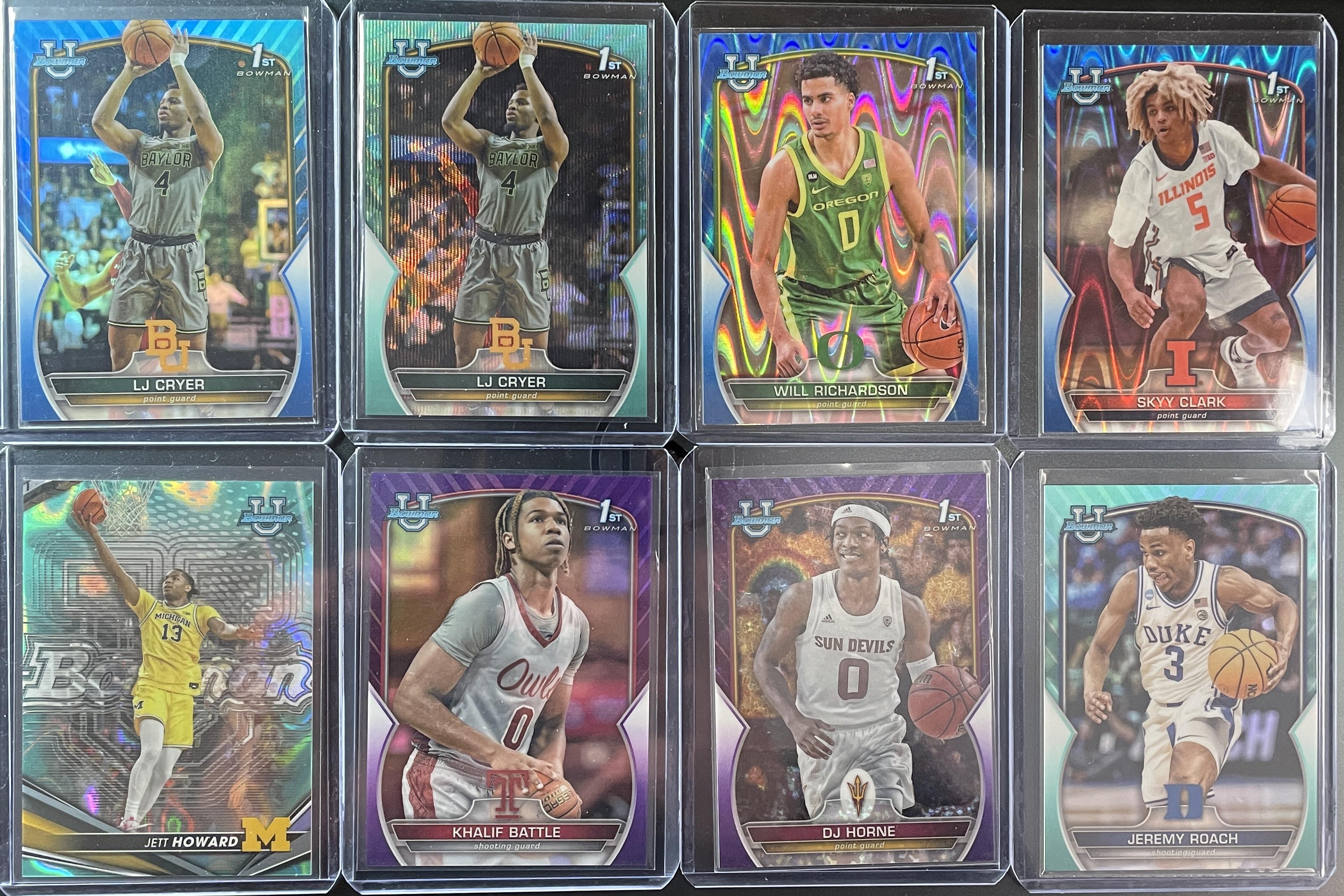2022-23 Bowman U Chrome Jett Howard Mintz Tshibwe Refractor /199 /299 (x8)