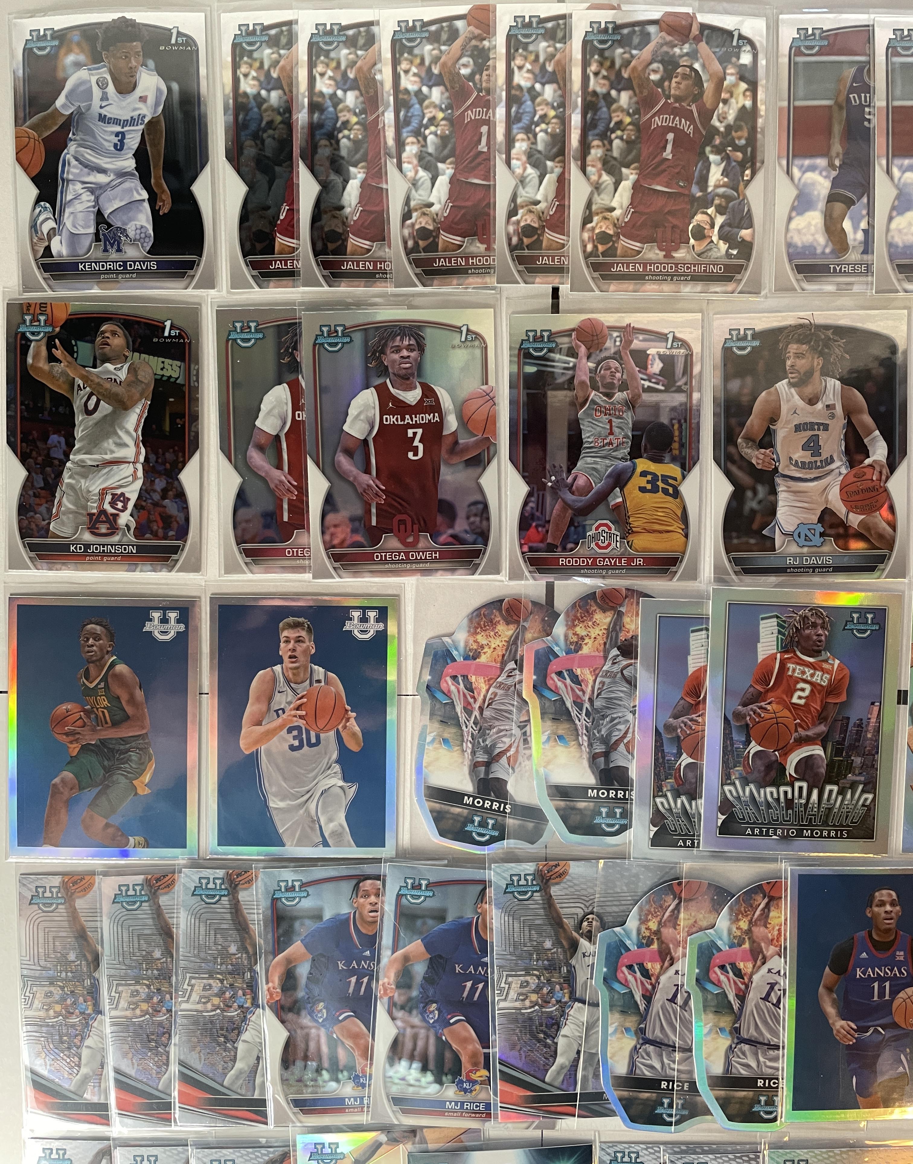 2022-23 Bowman U Chrome Love Mintz Davis Hood-Schifino Refractors (x54)