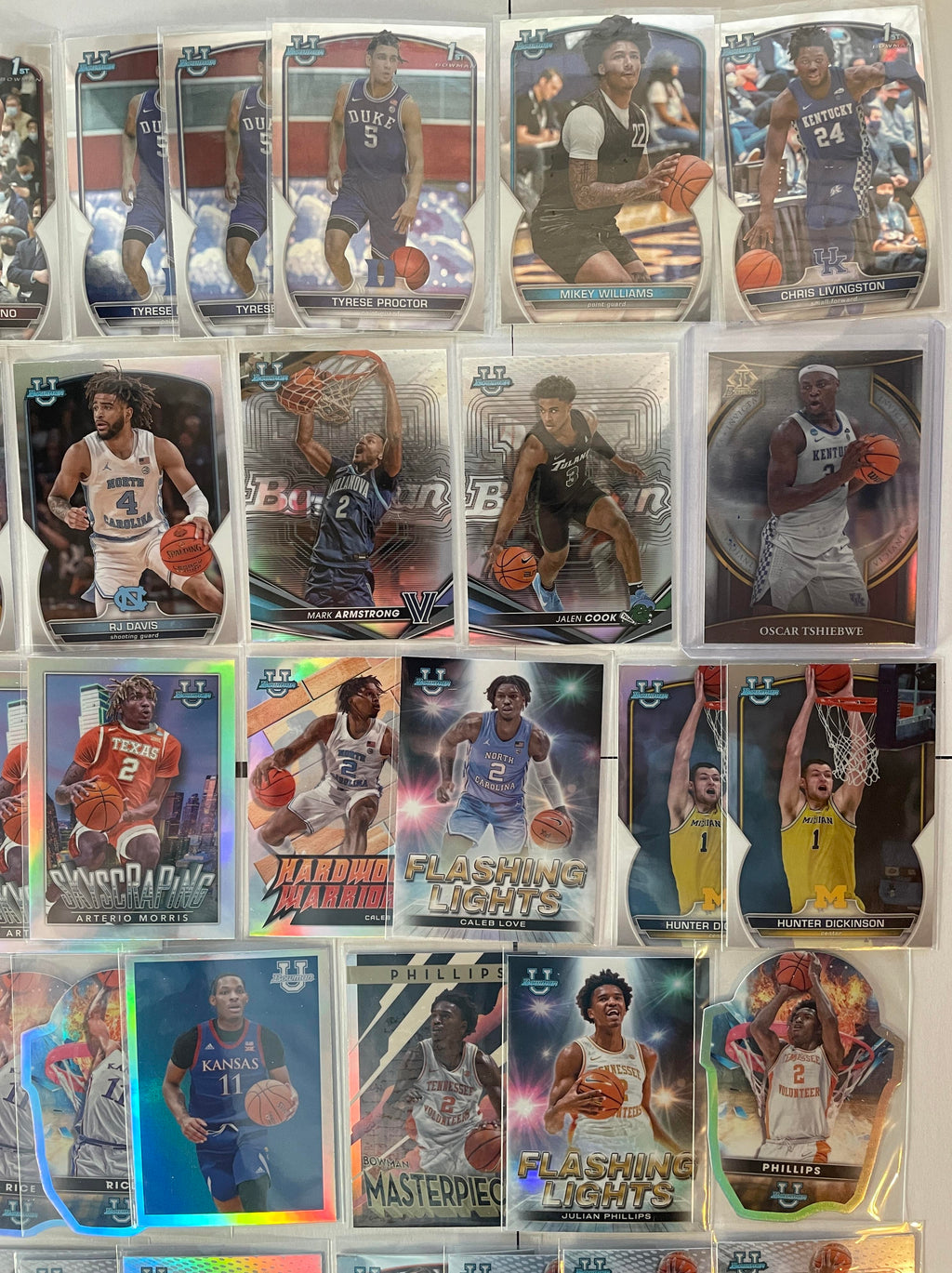 2022-23 Bowman U Chrome Love Mintz Davis Hood-Schifino Refractors (x54)