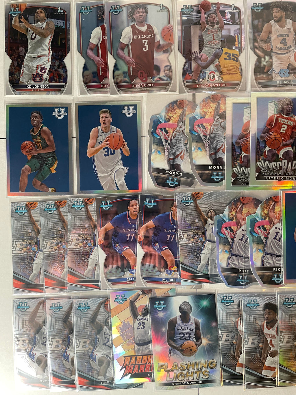 2022-23 Bowman U Chrome Love Mintz Davis Hood-Schifino Refractors (x54)