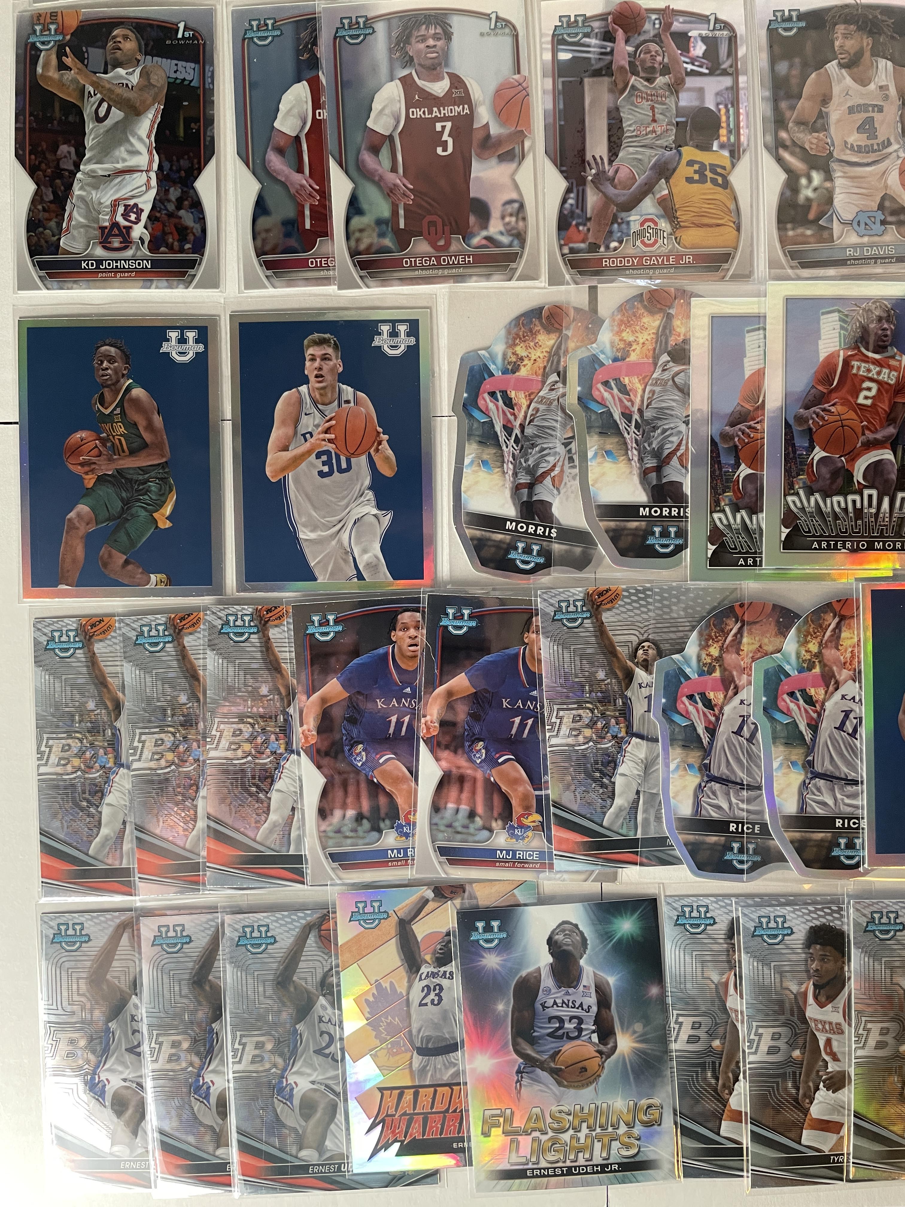 2022-23 Bowman U Chrome Love Mintz Davis Hood-Schifino Refractors (x54)