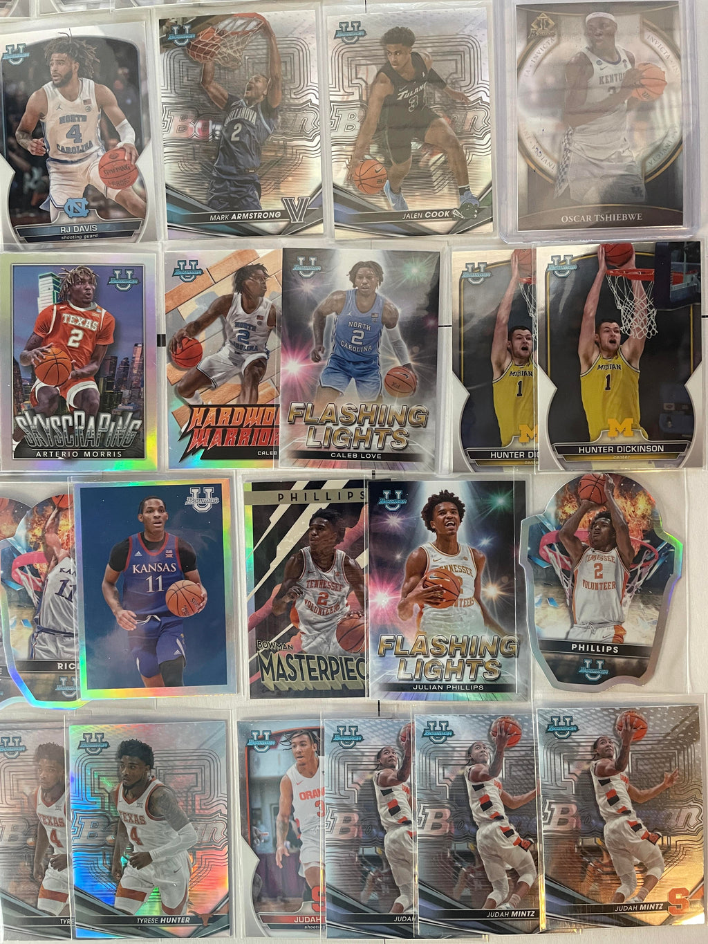 2022-23 Bowman U Chrome Love Mintz Davis Hood-Schifino Refractors (x54)