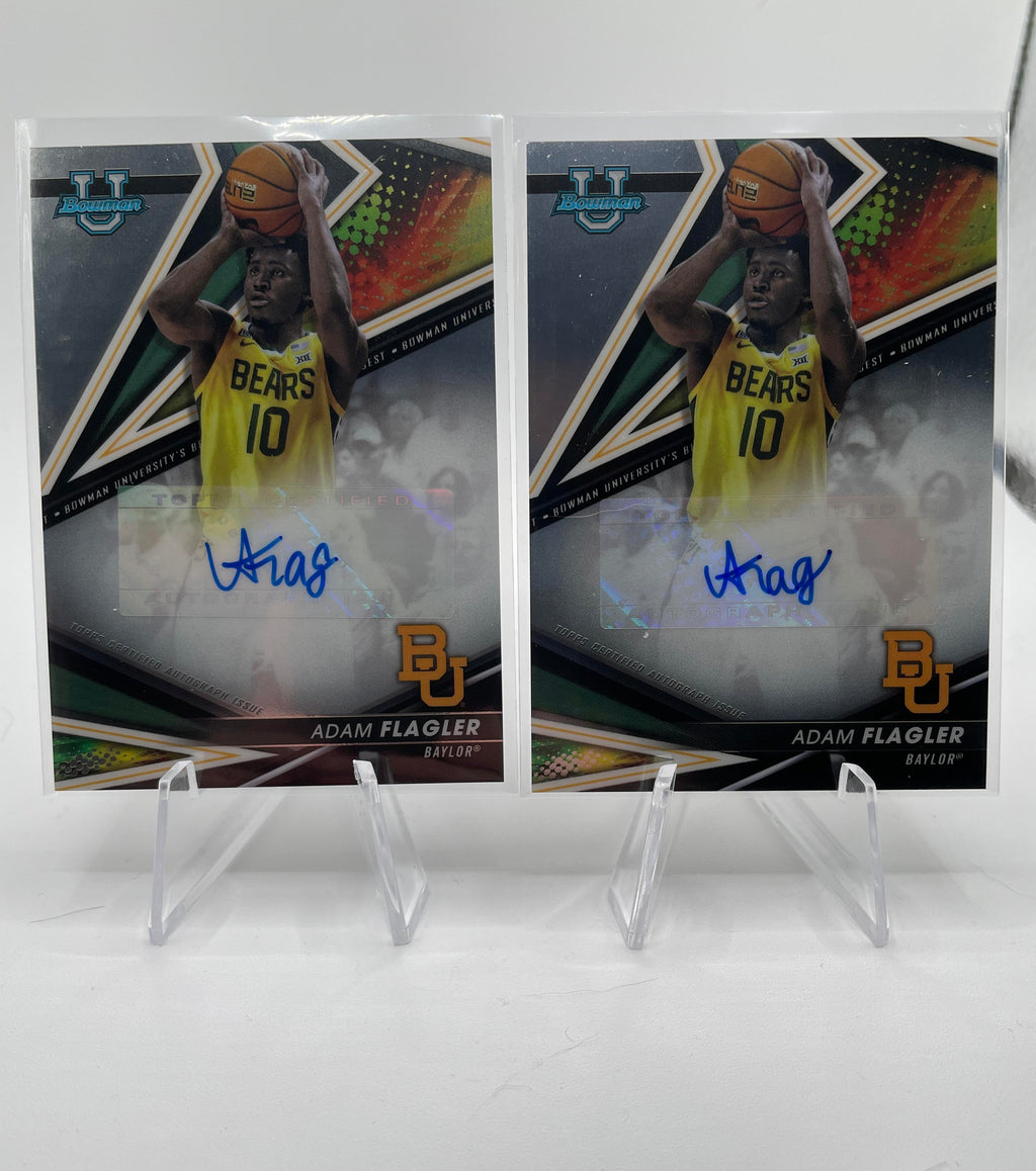 2022-23 Bowman U Inception Adam Flagler Gold Auto /50 + Best Auto (x4)