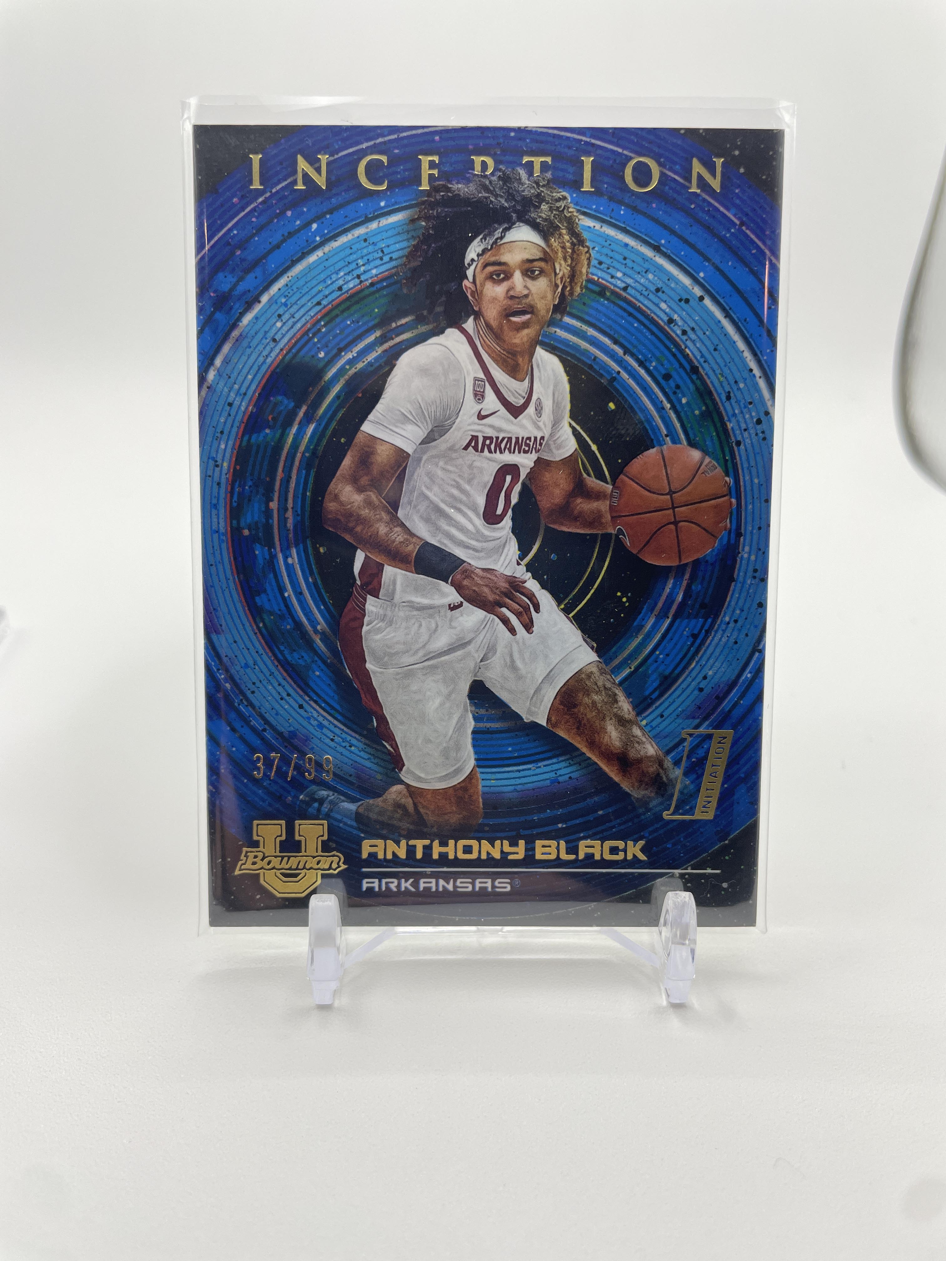 2022-23 Bowman University Anthony Black RC Blue Refractor /150 Aqua /199 (x5)