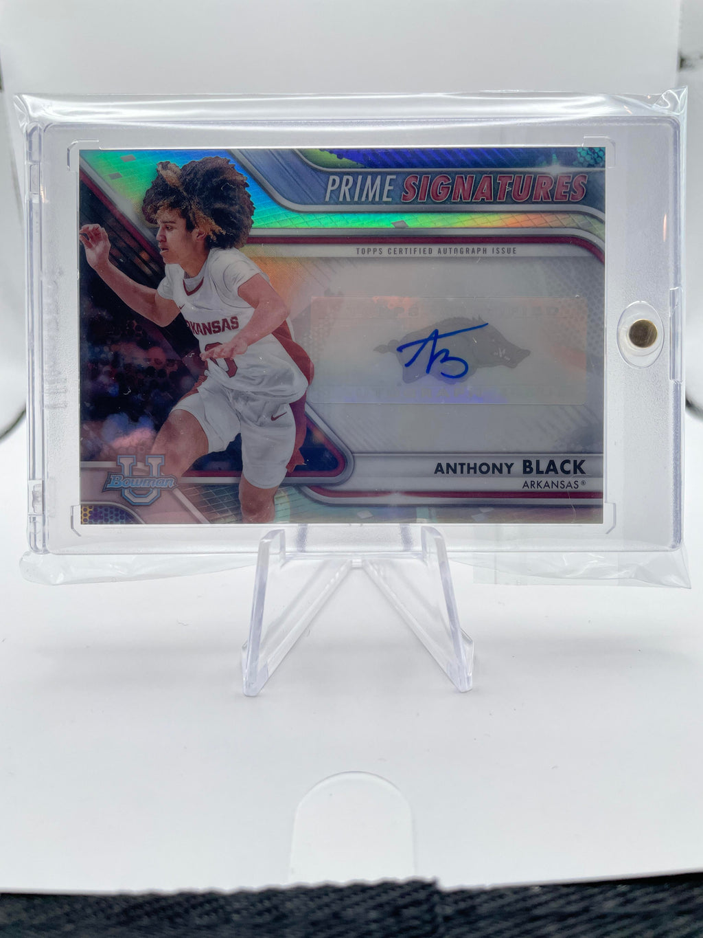 2022-23 Bowman University Best Anthony Black Prime Signatures Rookie Auto /50