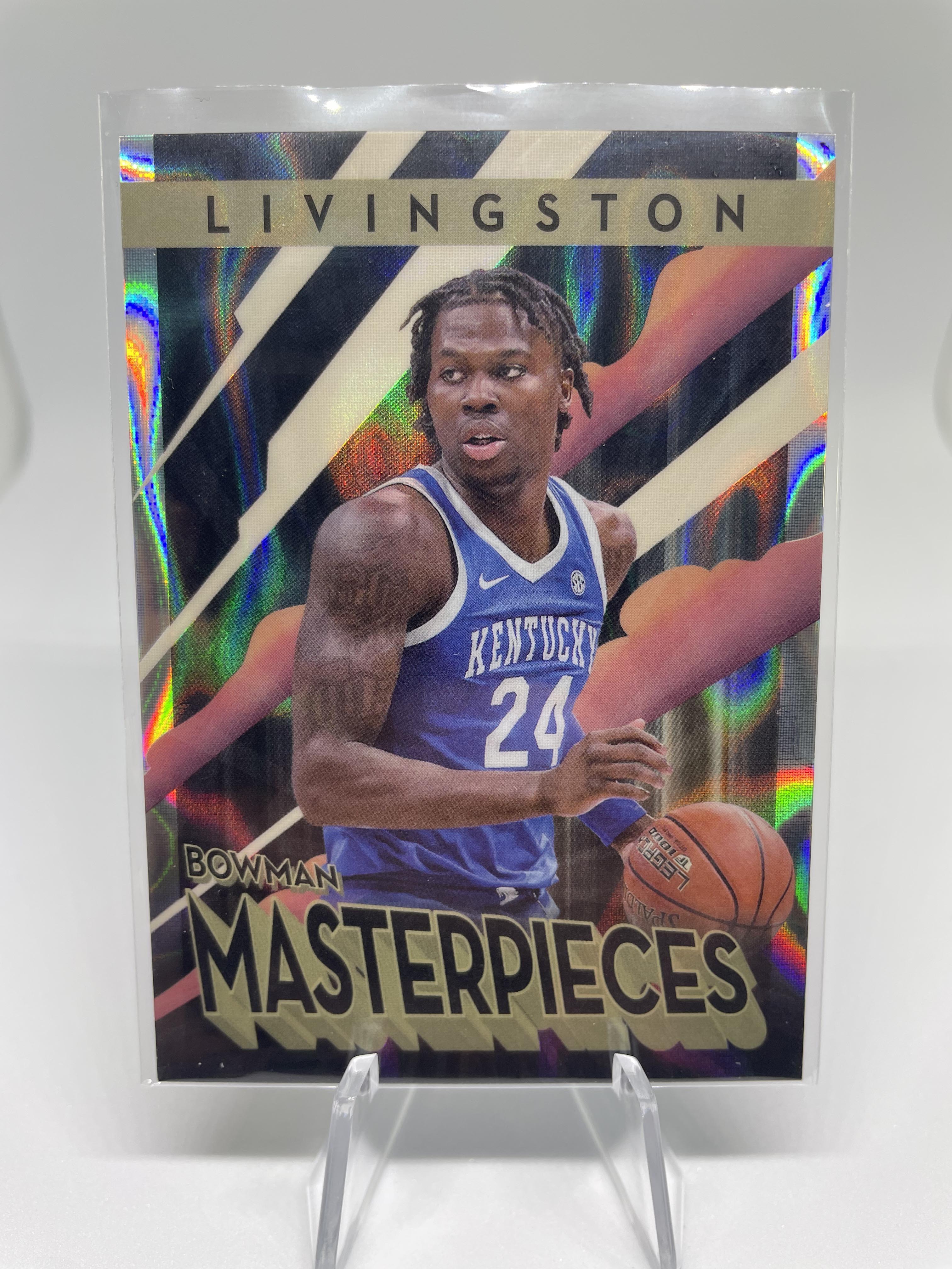 2022-23 Bowman University Best Chris Livingston Masterpieces Lava Refractor /50