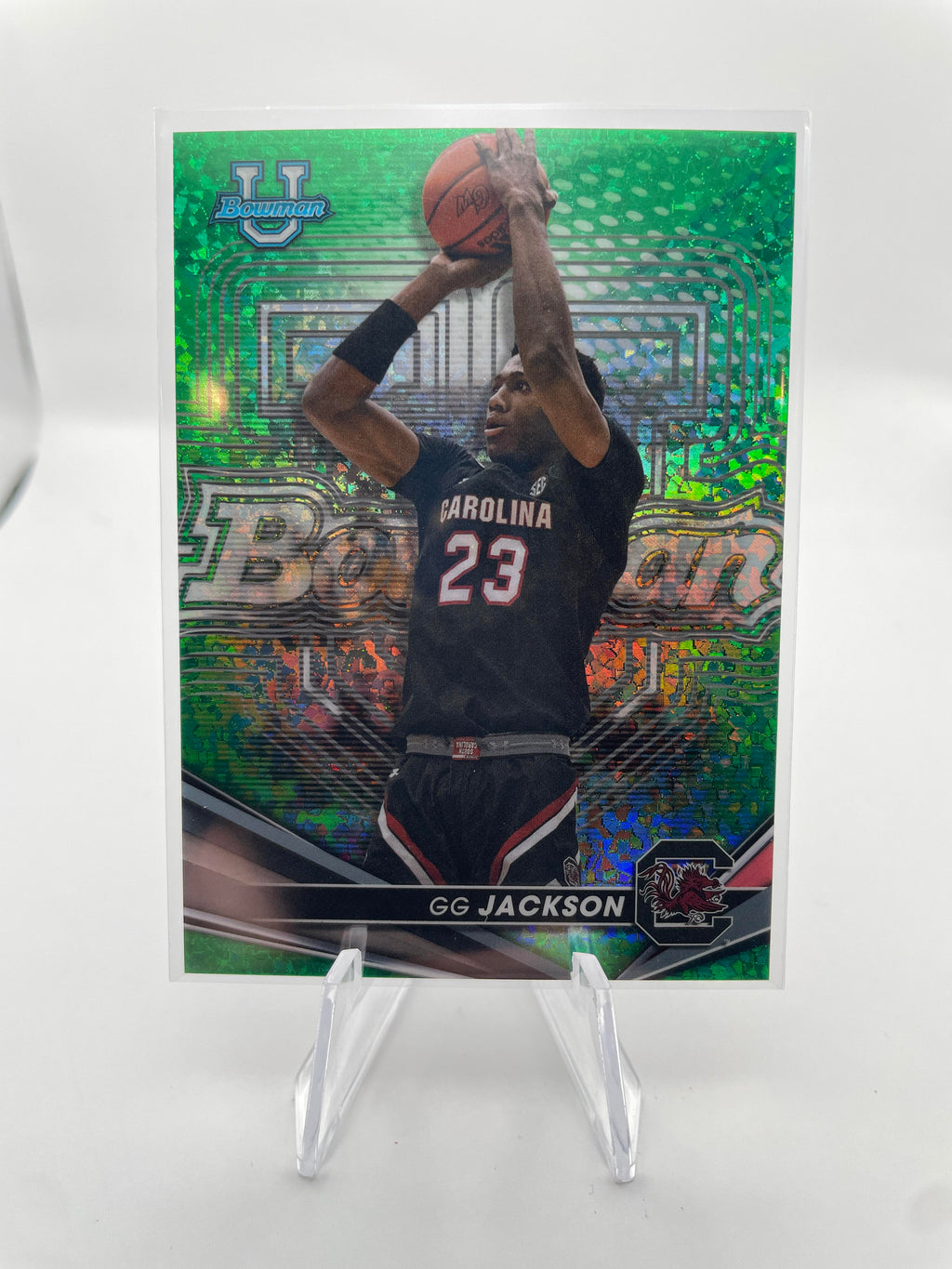 2022-23 Bowman University Best GG Jackson Green Diamond Refractor Rookie /99