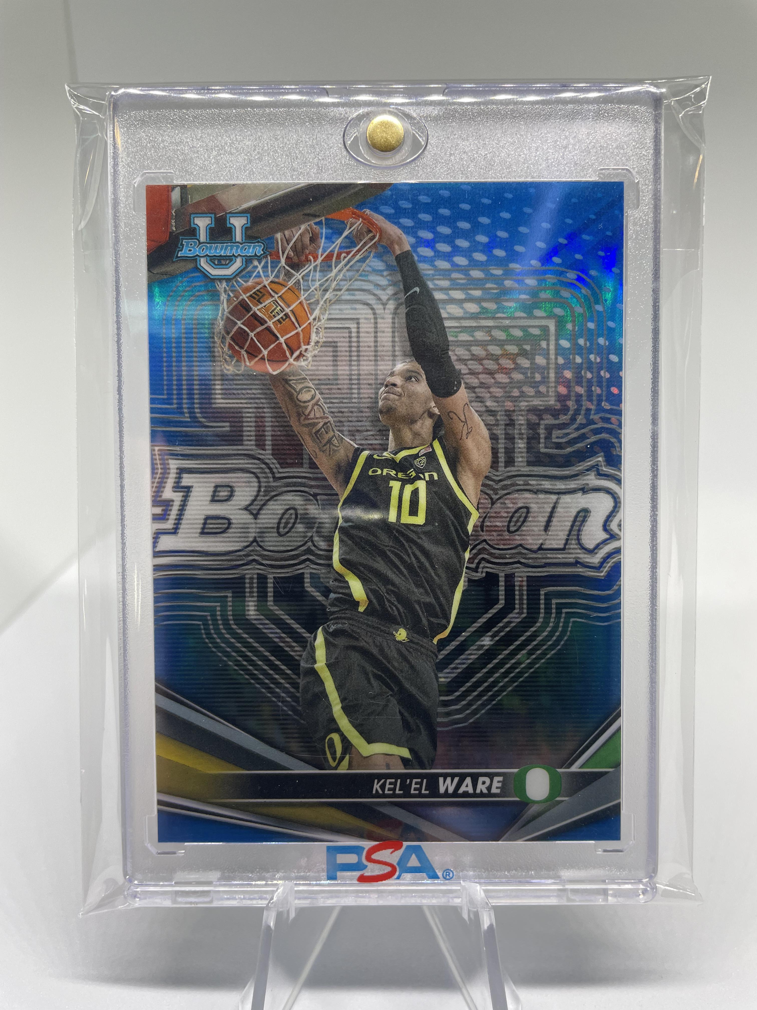 2022-23 Bowman University Best Kel'El Ware Blue Refractor /150