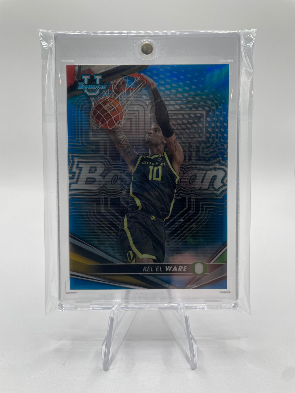 2022-23 Bowman University Best Kel'El Ware Blue Refractor /150