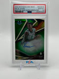 2022-23 Bowman University Best Kel'El Ware Green Refractor Auto /99 PSA 10