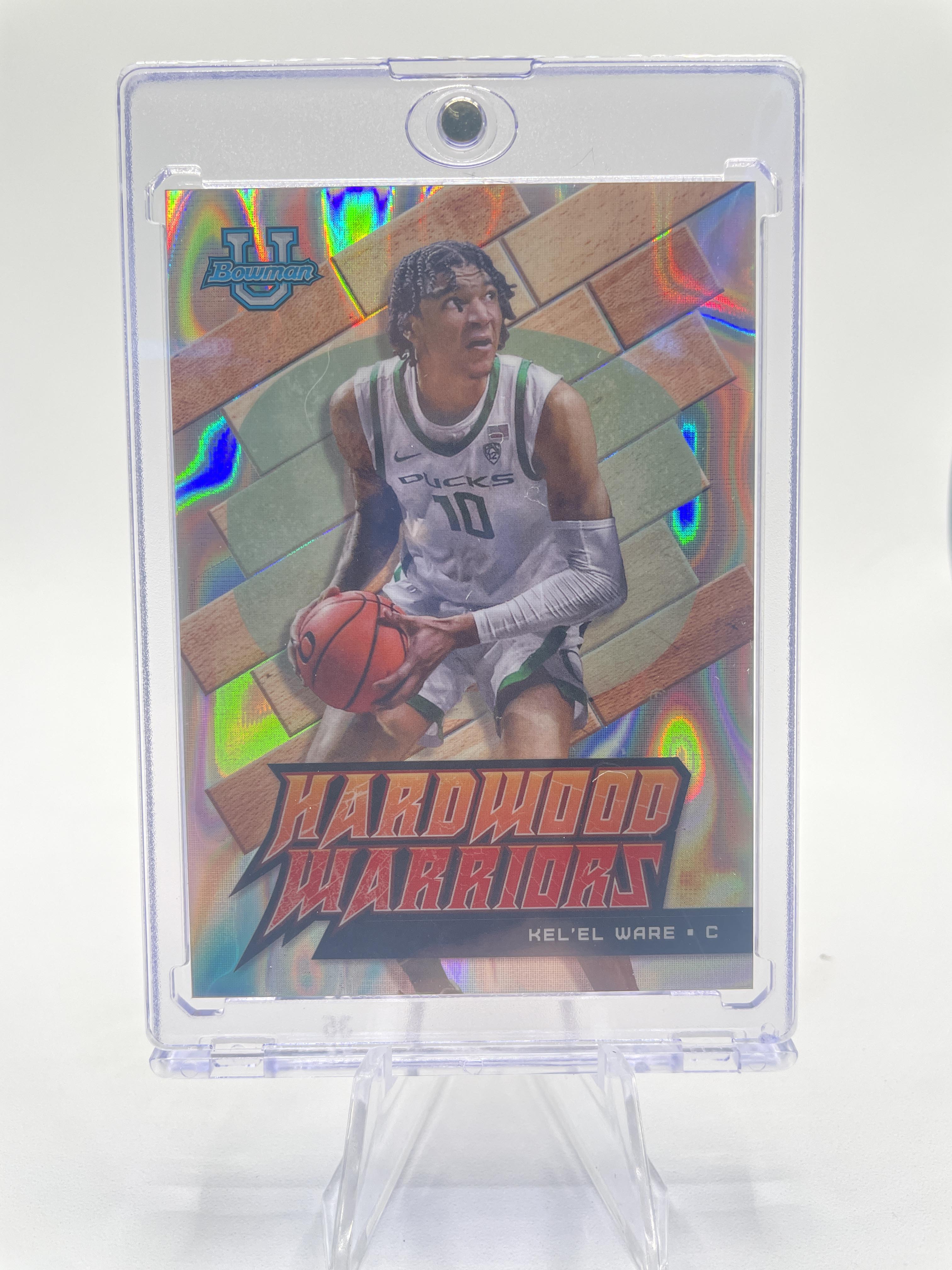 2022-23 Bowman University Best Kel'El Ware Hardwood Warriors Lava Refractor /50