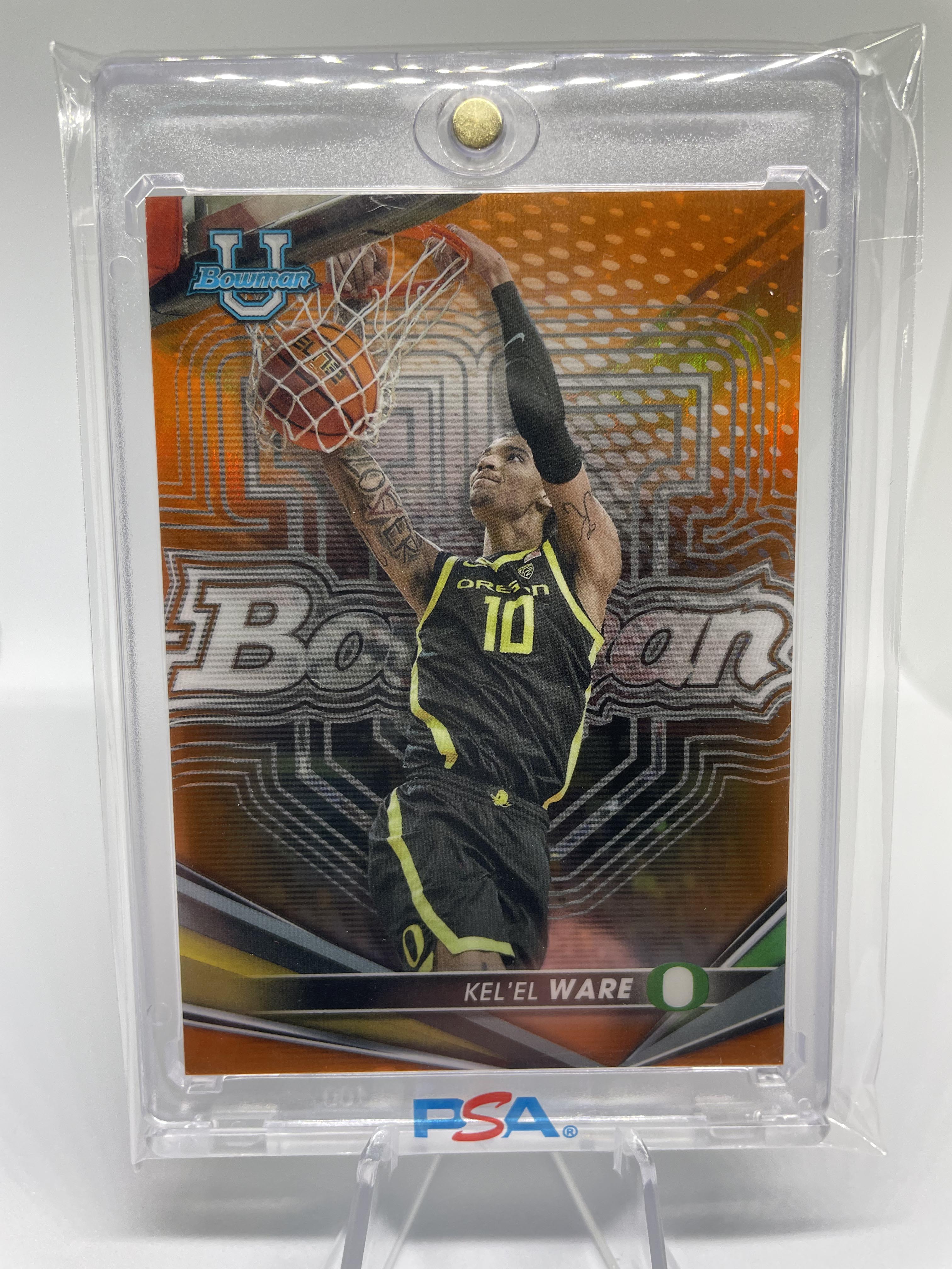 2022-23 Bowman University Best Kel'El Ware Orange Refractor /25