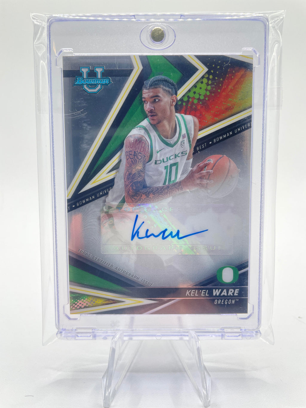2022-23 Bowman University Best Kel'El Ware Rookie Auto #BOA-KW