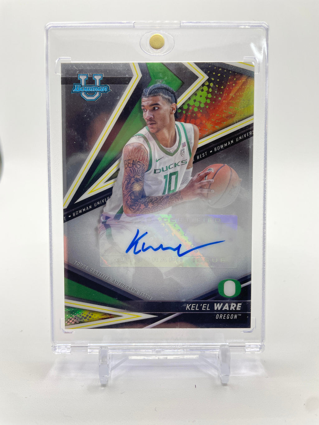 2022-23 Bowman University Best Kel'El Ware Rookie Auto #BOA-KW