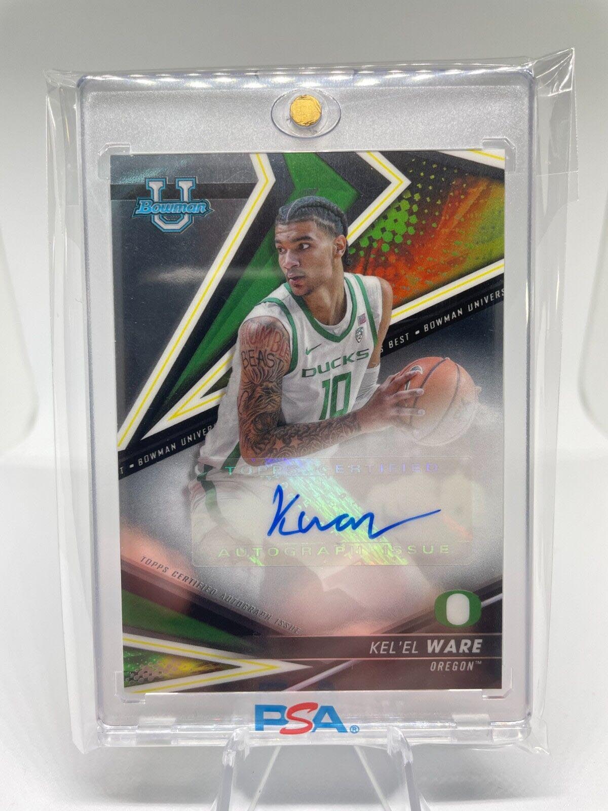 2022-23 Bowman University Best Kel'El Ware Rookie Auto #BOA-KW