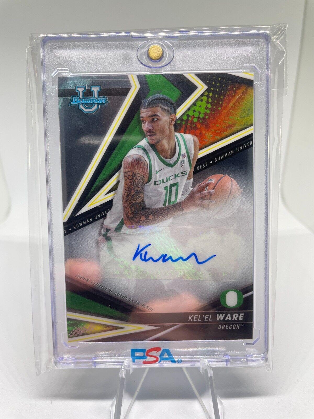 2022-23 Bowman University Best Kel'El Ware Rookie Auto #BOA-KW