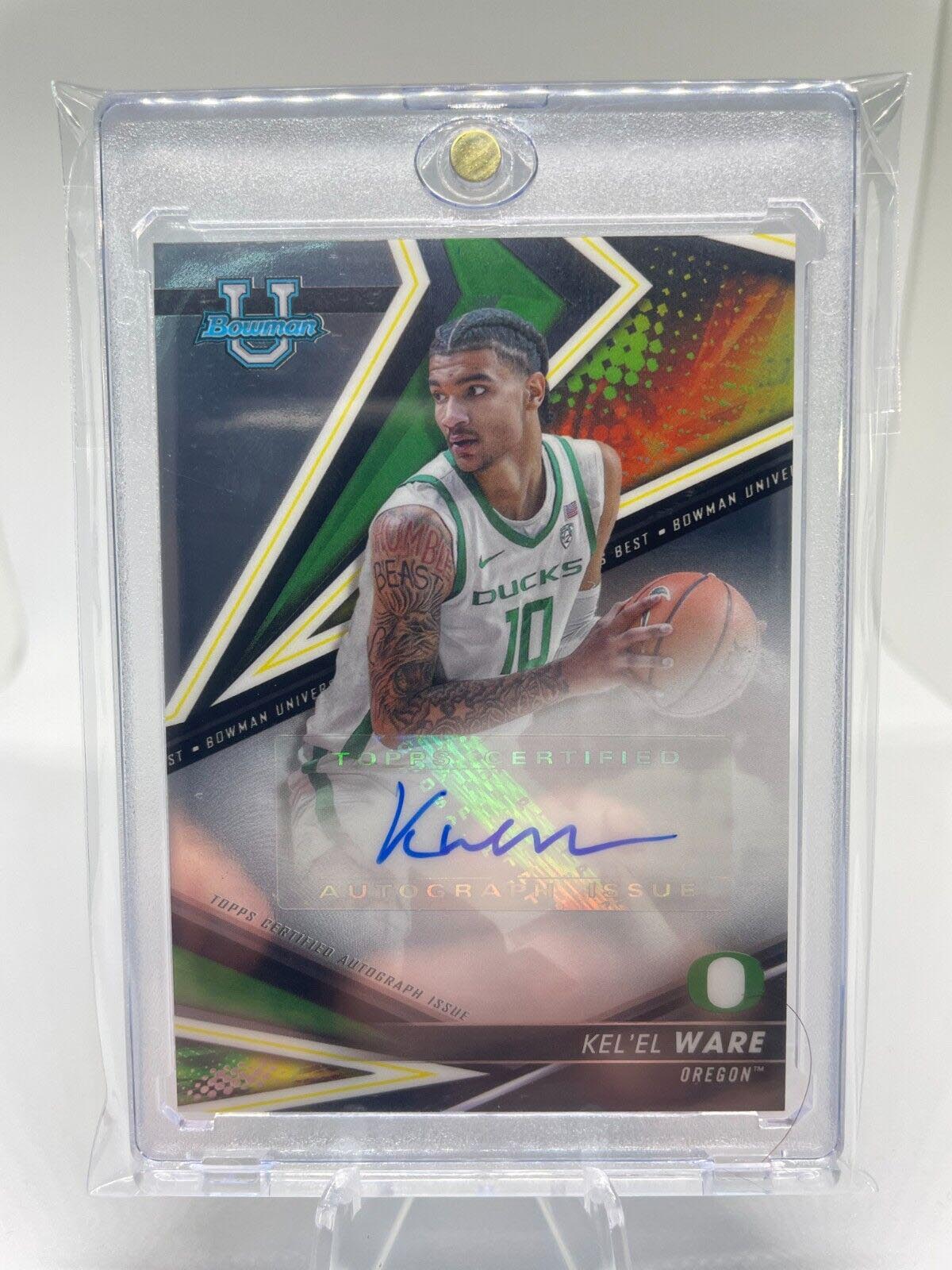 2022-23 Bowman University Best Kel'El Ware Rookie Auto #BOA-KW