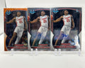 2022-23 Bowman University Chrome Jarace Walker Base Auto + Orange /25 Set (x3)