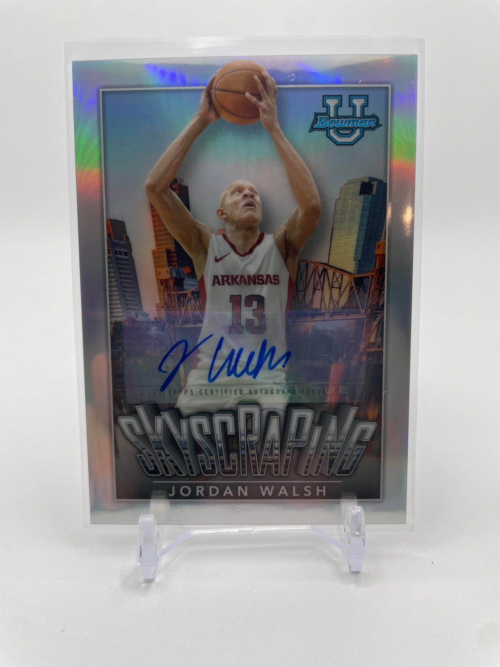 2022-23 Bowman University Chrome Jordan Walsh Skyscraping Rookie Auto /99